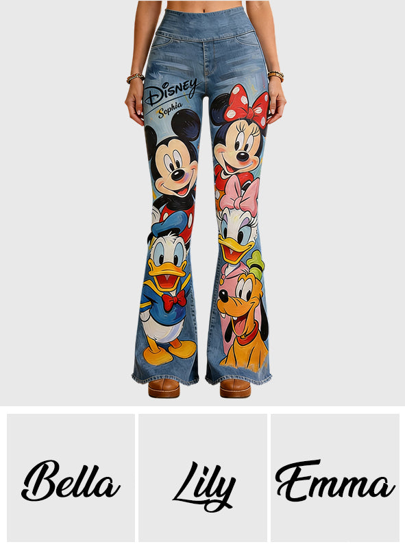Friends - Personalized Mouse Flare Leggings