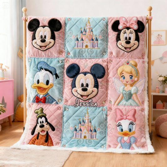 Magic Friends - Personalized Mouse Blanket