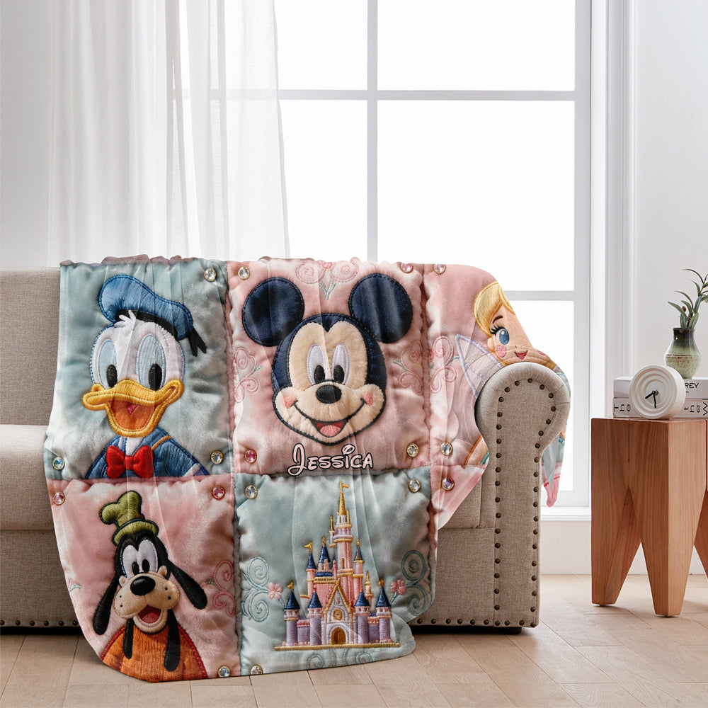 Magic Friends - Personalized Mouse Blanket