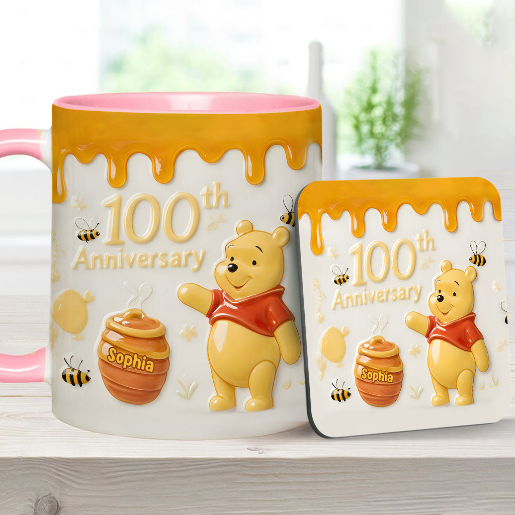 Honey Bear 100th Anniversary - Personalized Accent Mug