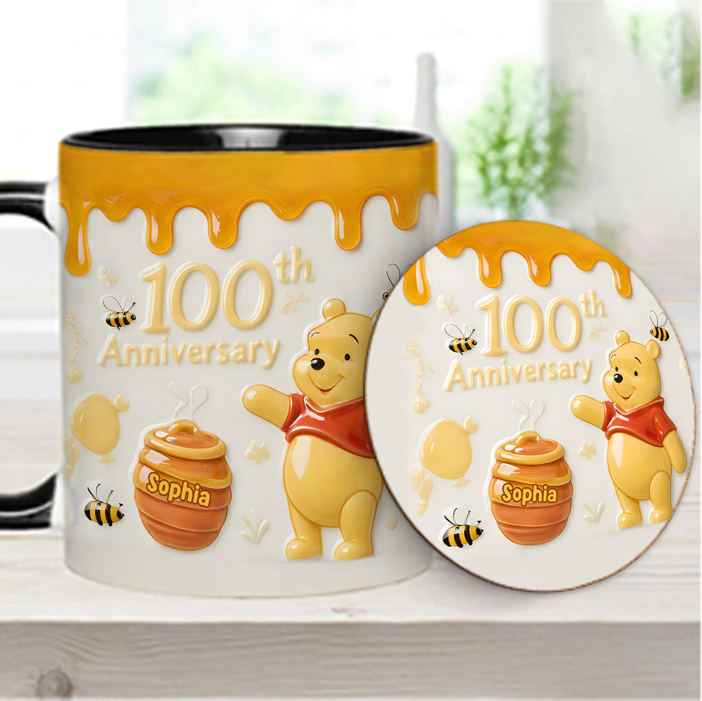 Honey Bear 100th Anniversary - Personalized Accent Mug