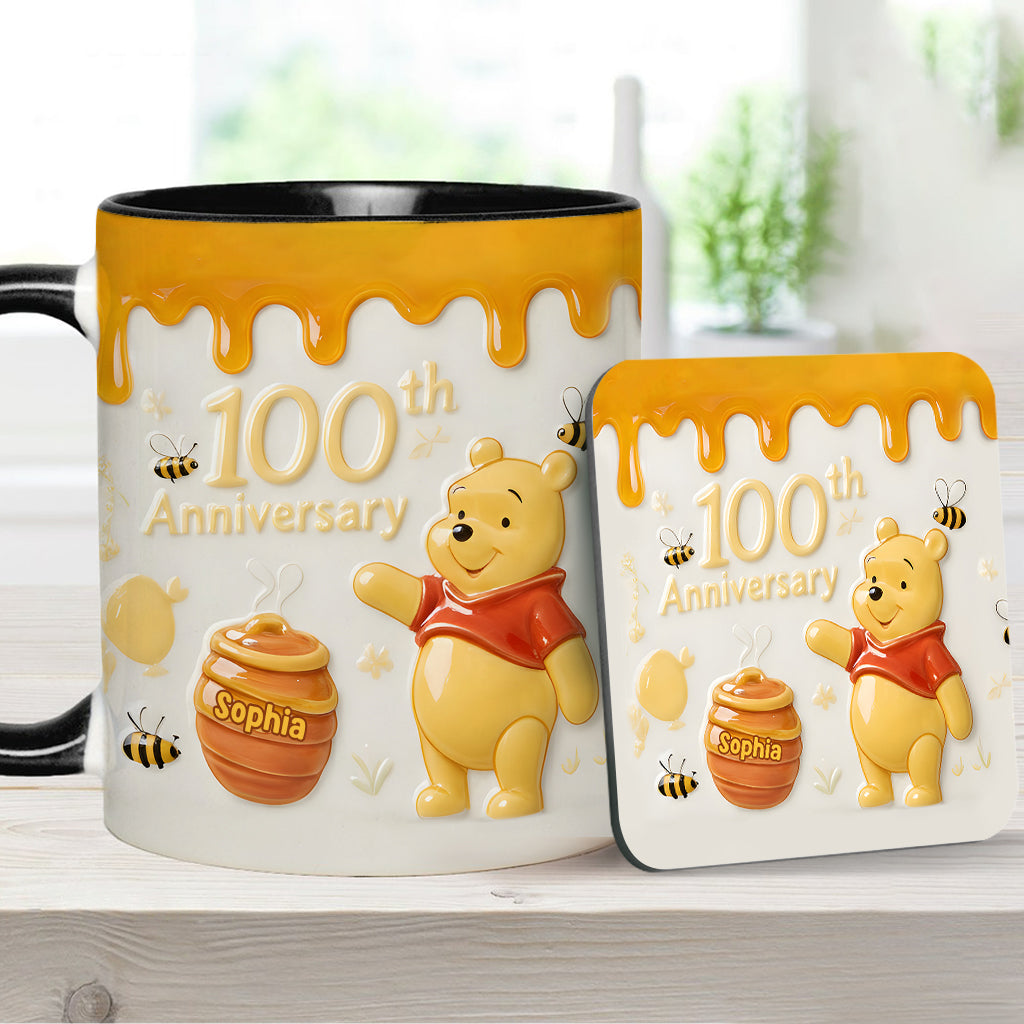 Honey Bear 100th Anniversary - Personalized Accent Mug