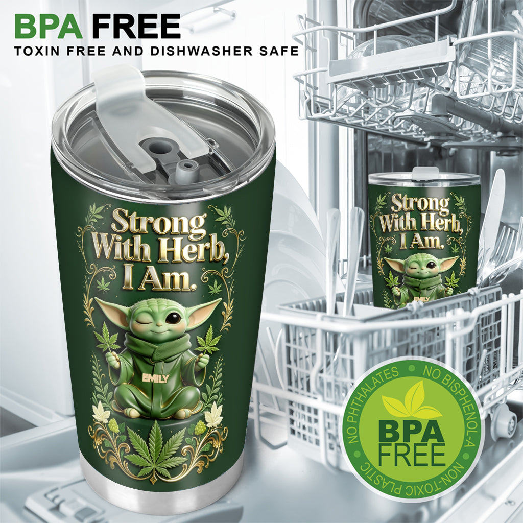 Strong With Herb - Personalized The Force Tumbler