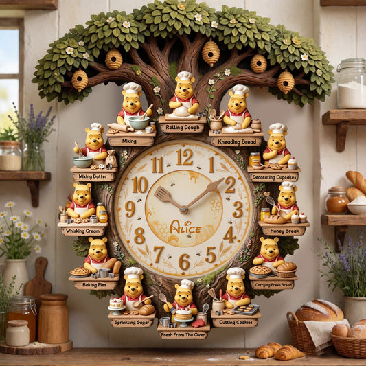 It's Baking Time - Personalized Baking LED Light Wall Clock
