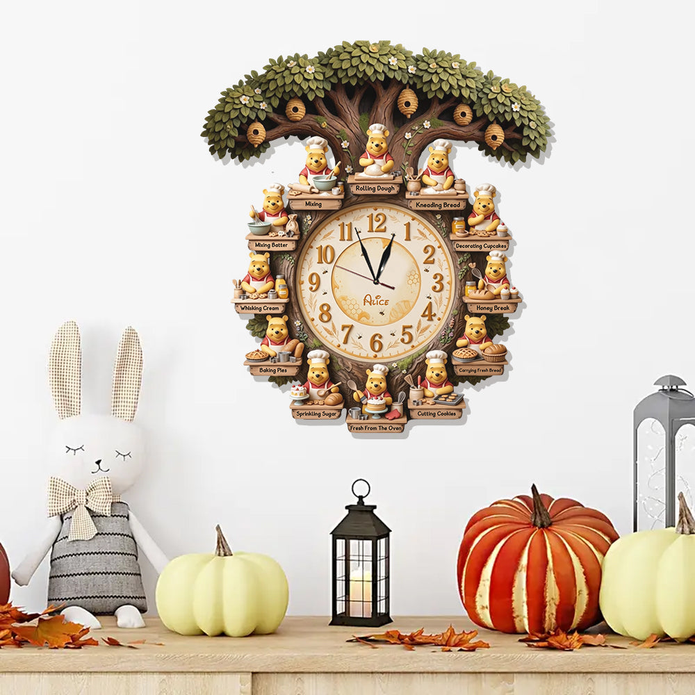 It's Baking Time - Personalized Baking LED Light Wall Clock