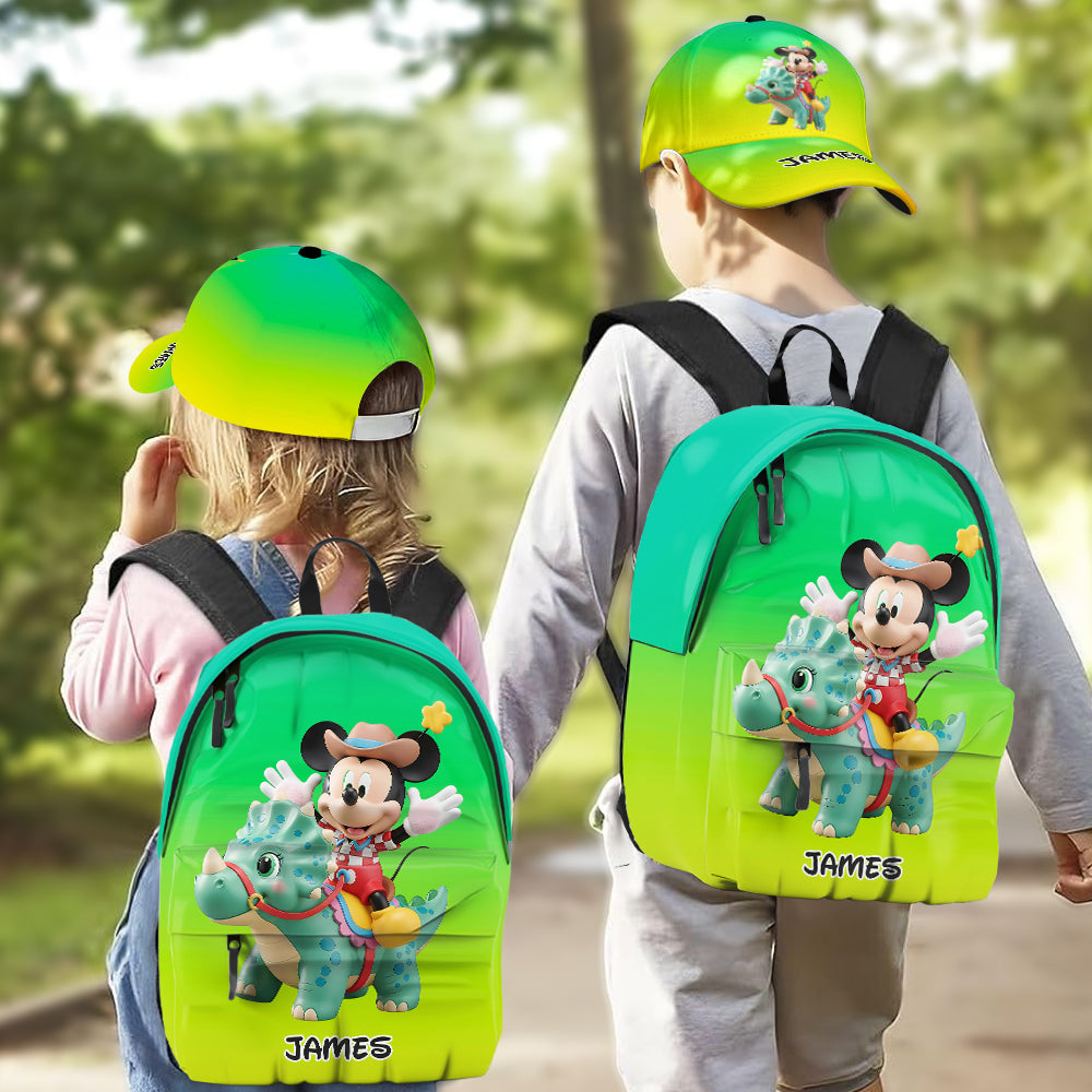 Magical Mouse Friends - Personalized Kid Classic Cap & Backpack