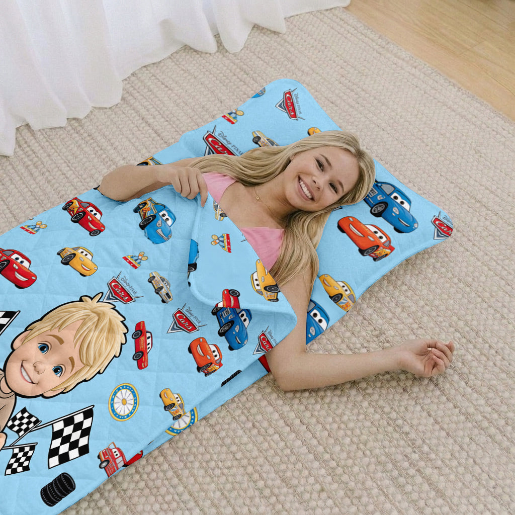 Racing Car Friend - Personalized Racing Lover Nap Mat