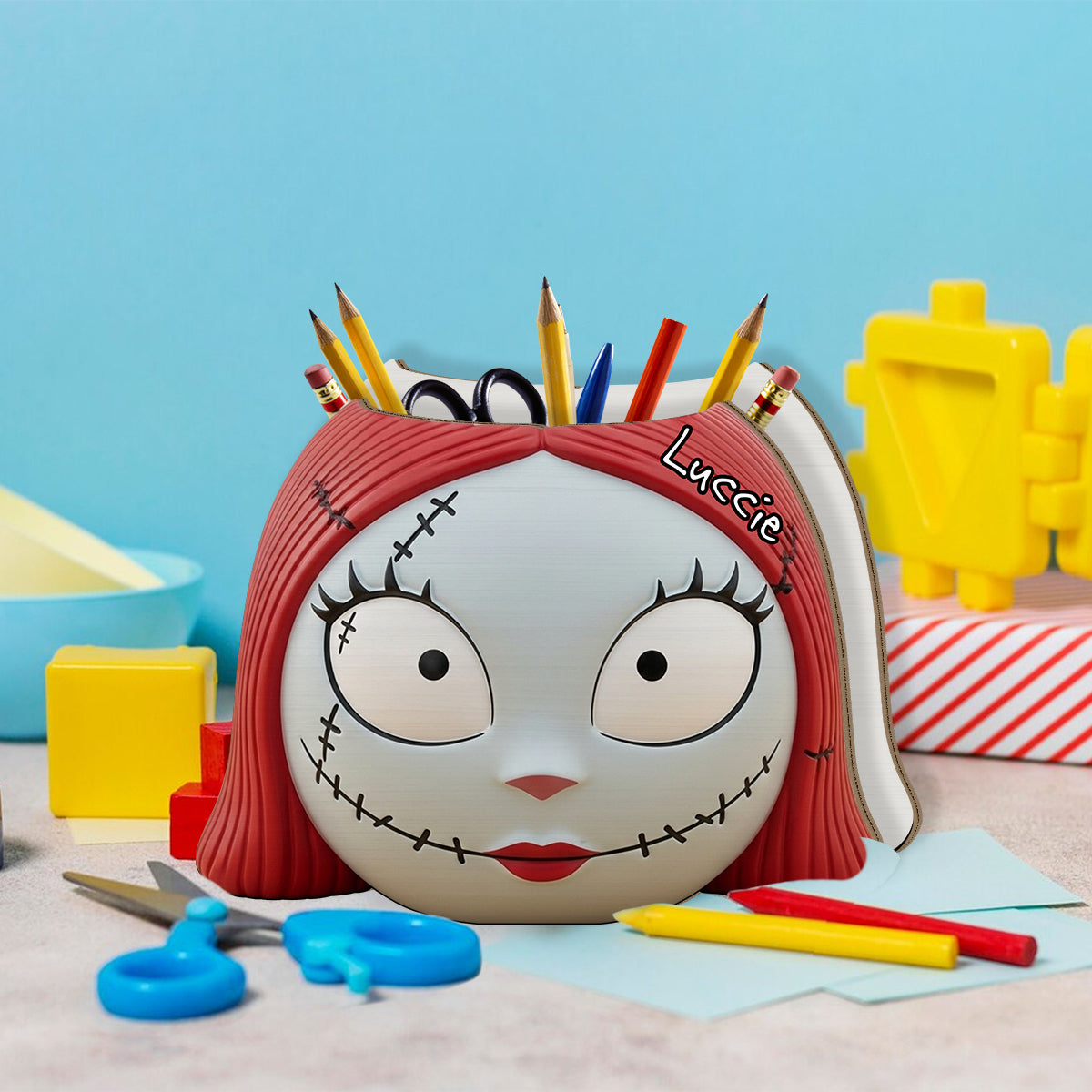The Nightmare - Personalized Nightmare Wooden Pen Holder