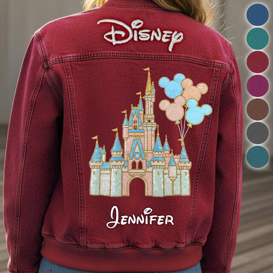 The Magical Castle - Personalized Mouse Bomber Jacket