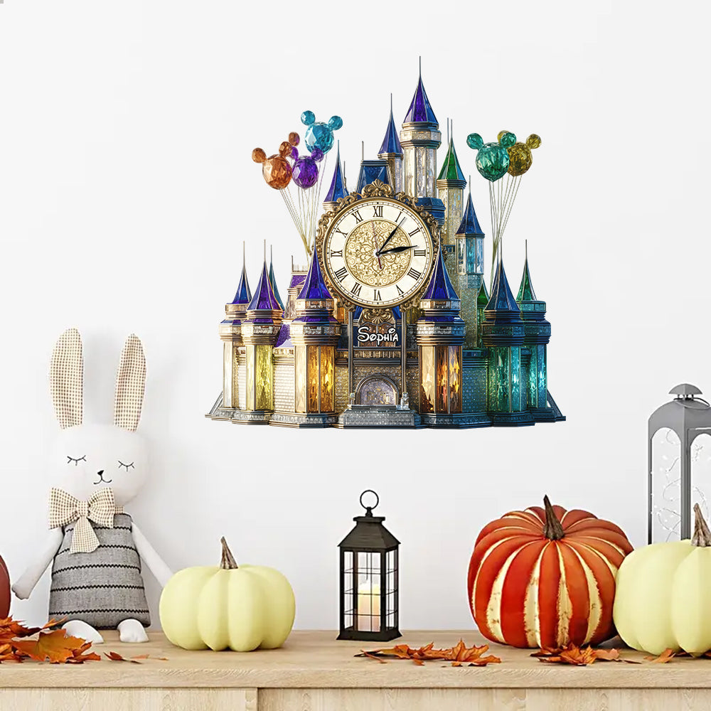 Magical Time - Personalized Mouse LED Light Wall Clock