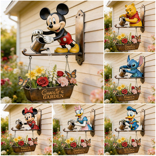Magical Garden Gift For Gardening Lovers - Personalized Mouse Wooden Wall Mount Sign