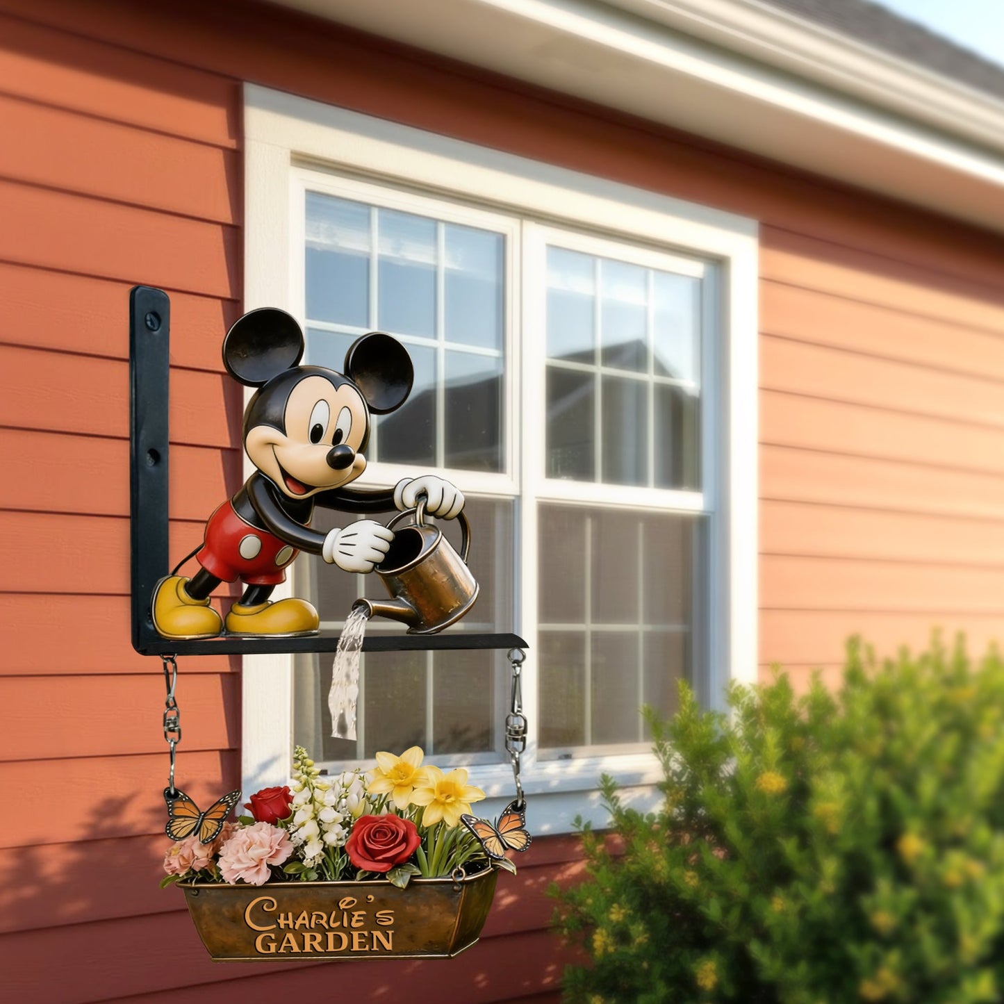Magical Garden Gift For Gardening Lovers - Personalized Mouse Wooden Wall Mount Sign