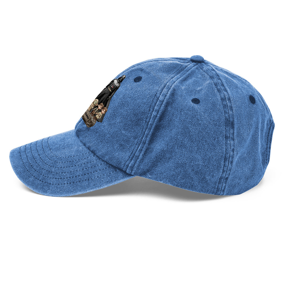 I Am Their Father - Personalized The Force Washed Denim Cap