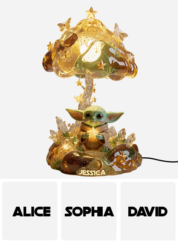 Cute Baby - Personalized The Force Acrylic LED Night Light