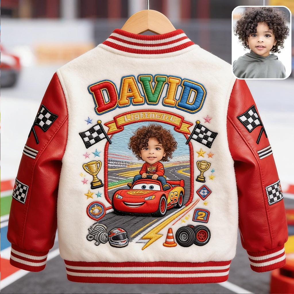 Strong Race - Personalized Racing Lover Varsity Jacket