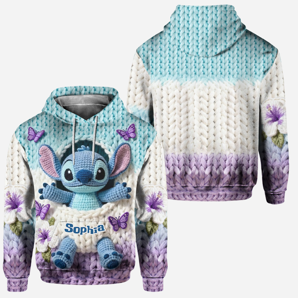 Blue Ohana - Personalized Ohana Hoodie and Leggings
