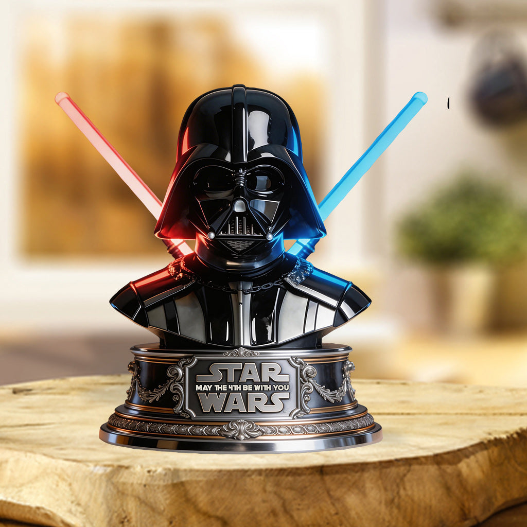 May The 4th Be With You Dark Side - The Force Custom Shaped Acrylic Plaque