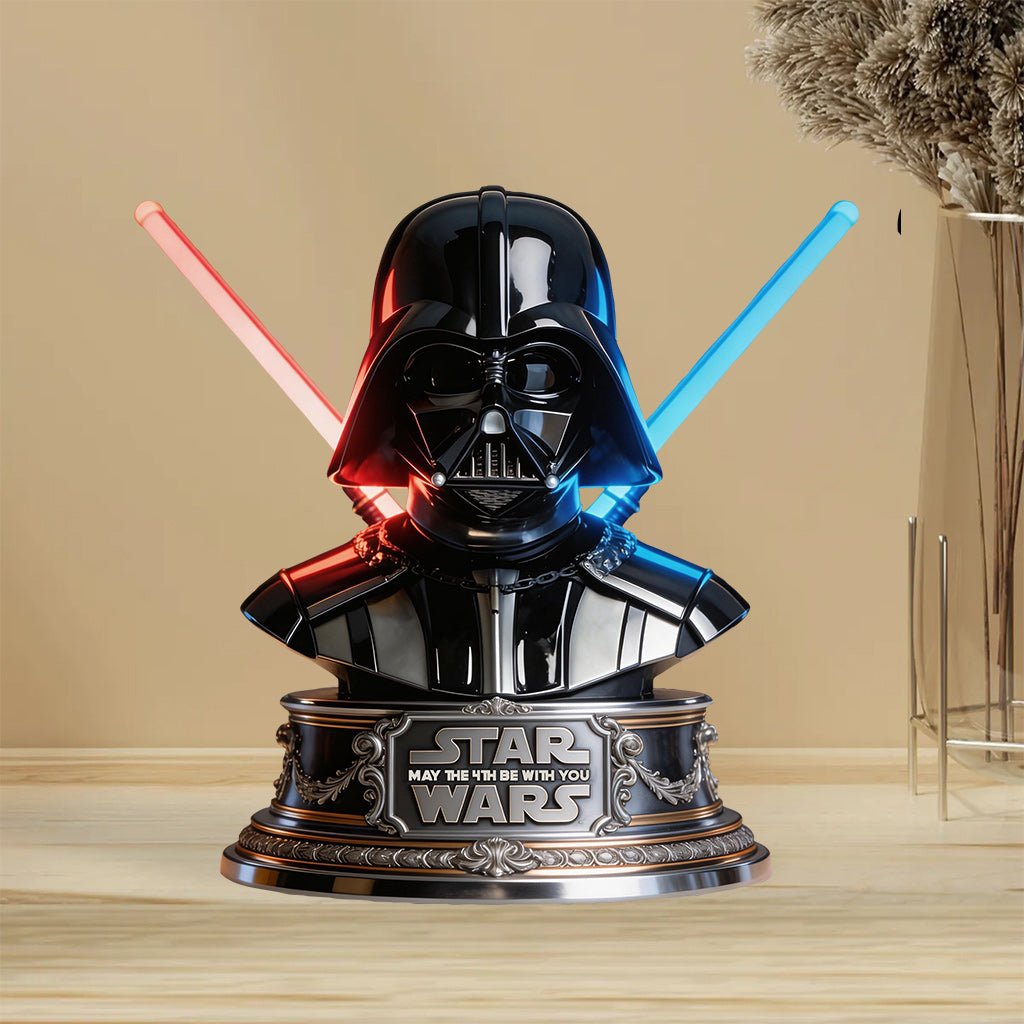 May The 4th Be With You Dark Side - The Force Custom Shaped Acrylic Plaque