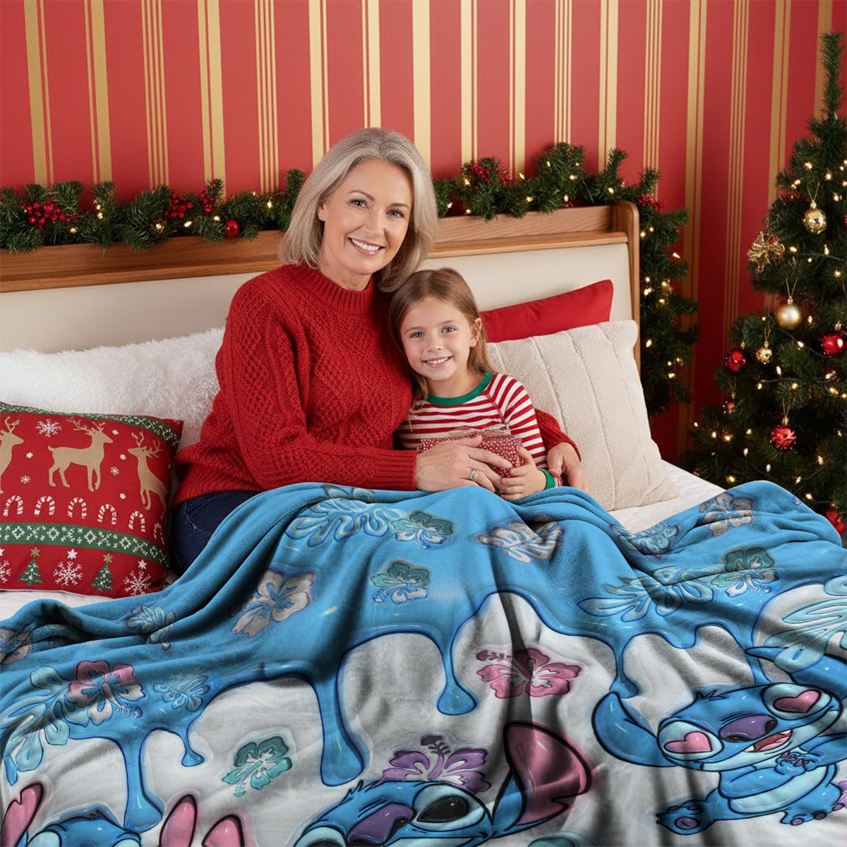 Ohana Means Family - Personalized Ohana Wearable Blanket