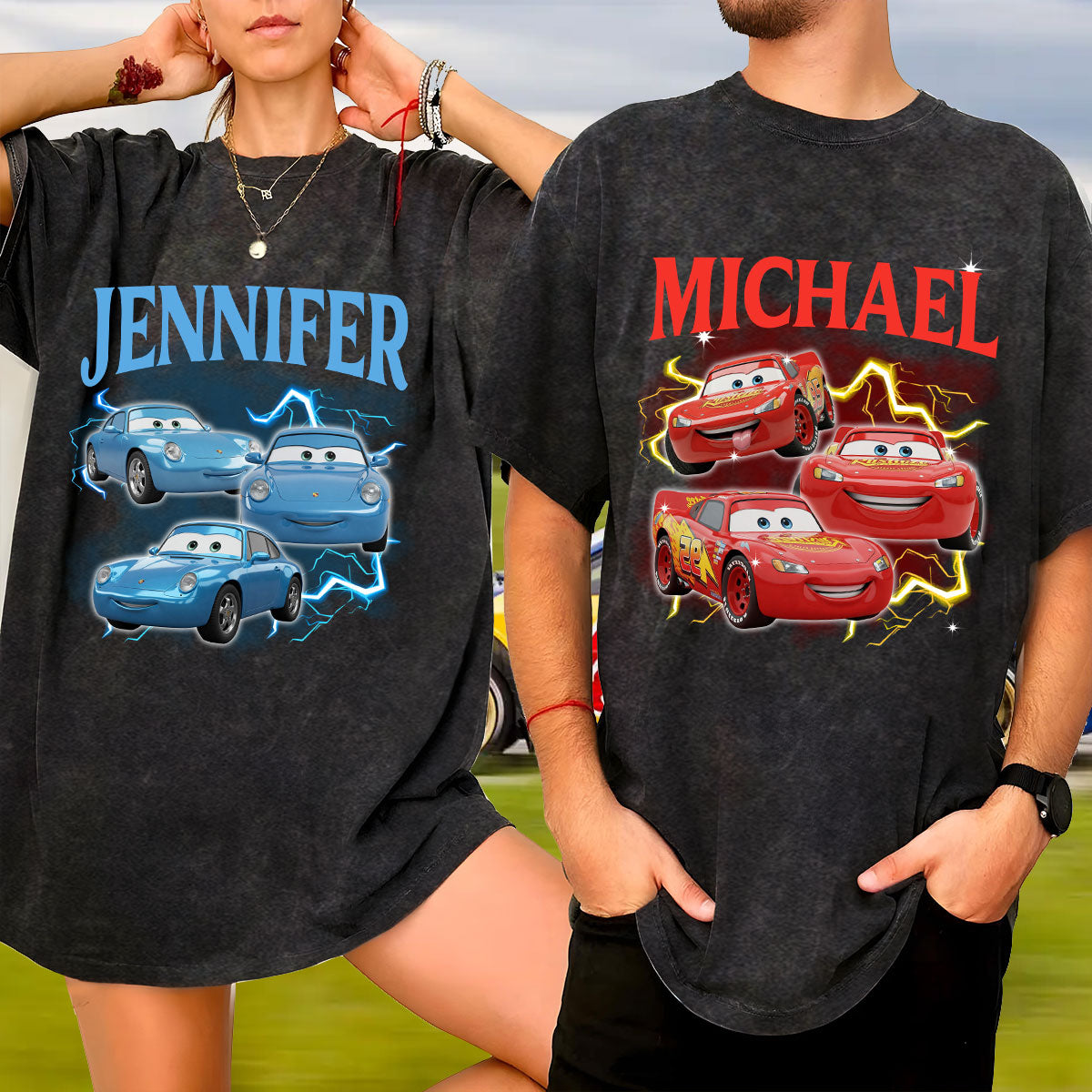 On The Road - Personalized Cars Wash T-shirt