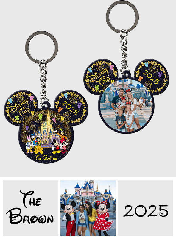 Magical Trip Any Photo - Personalized Mouse Keychain