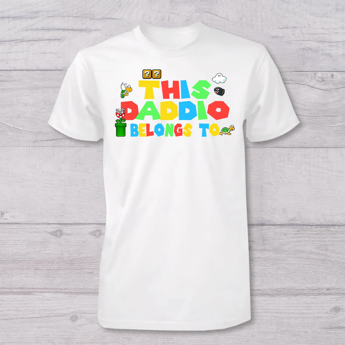 My Cool Daddio - Personalized Super Plumber T-shirt And Baby Onesie