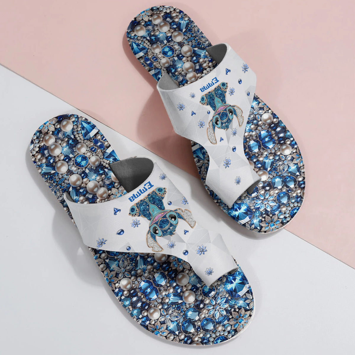 Ohana Means Family - Personalized Ohana Open Toe Sandals