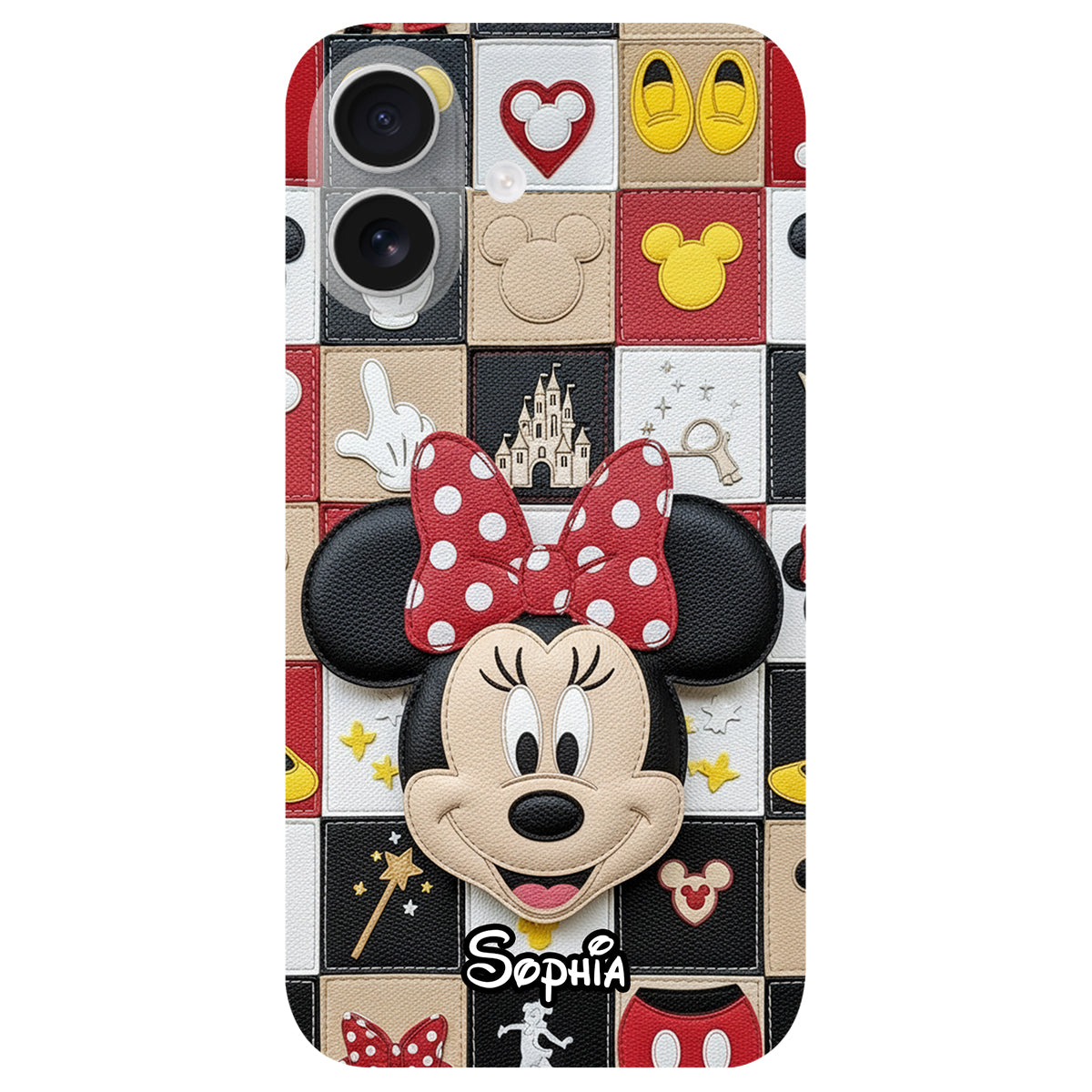 Magical Friends - Personalized Mouse Leather Phone Case