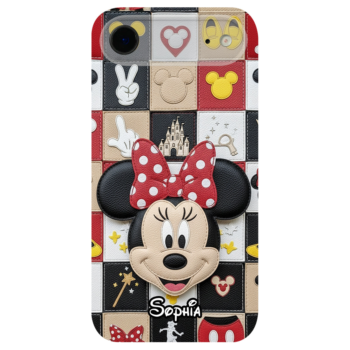 Magical Friends - Personalized Mouse Leather Phone Case