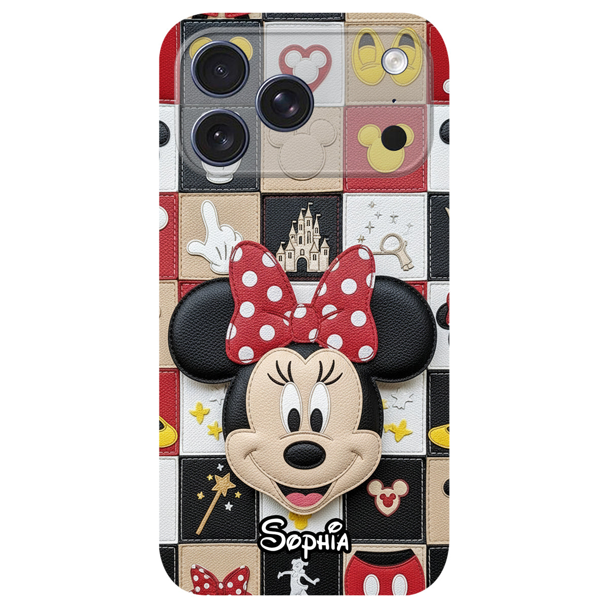 Magical Friends - Personalized Mouse Leather Phone Case
