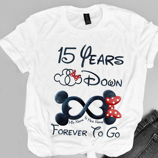 Forever To Go - Personalized Mouse T-shirt and Hoodie