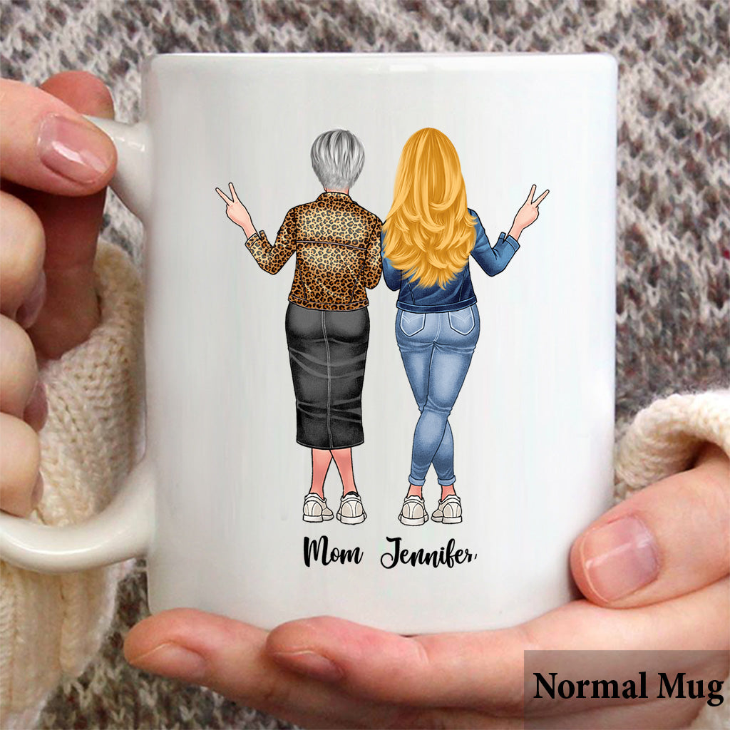 Like Mother Like Daughter Oh Crap - Personalized Mother Mug