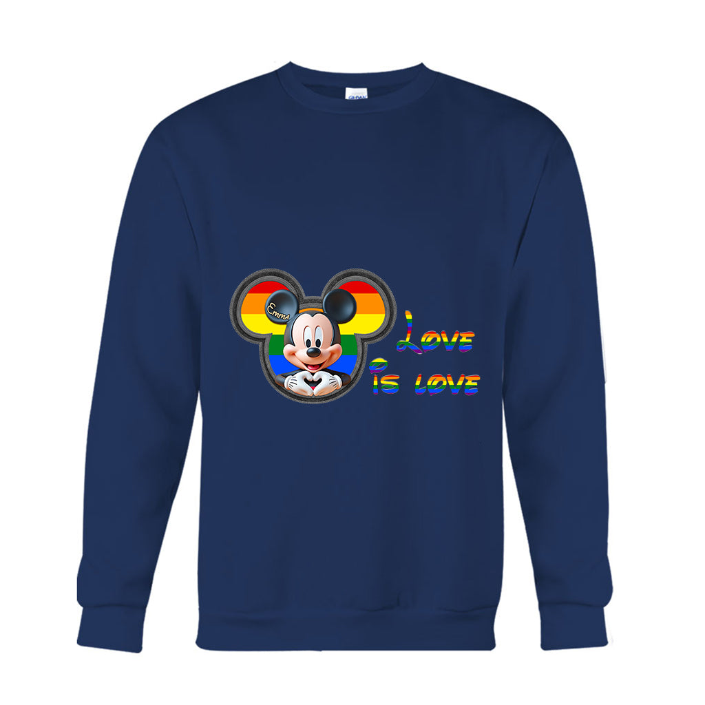 Love Is Love - Personalized LGBT Support T-shirt And Hoodie