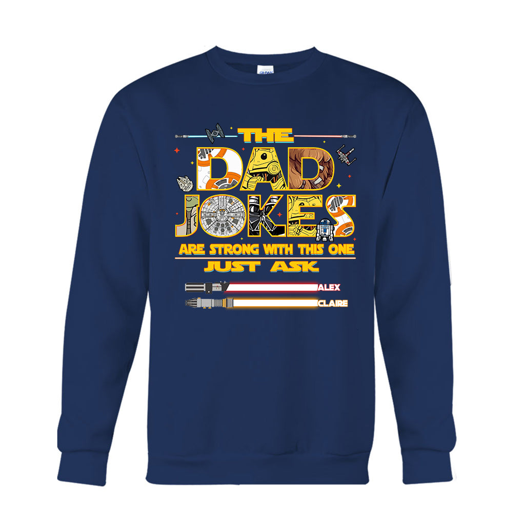 The Dad Jokes - Personalized The Force T-shirt And Hoodie