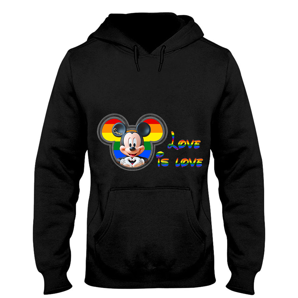 Love Is Love - Personalized LGBT Support T-shirt And Hoodie