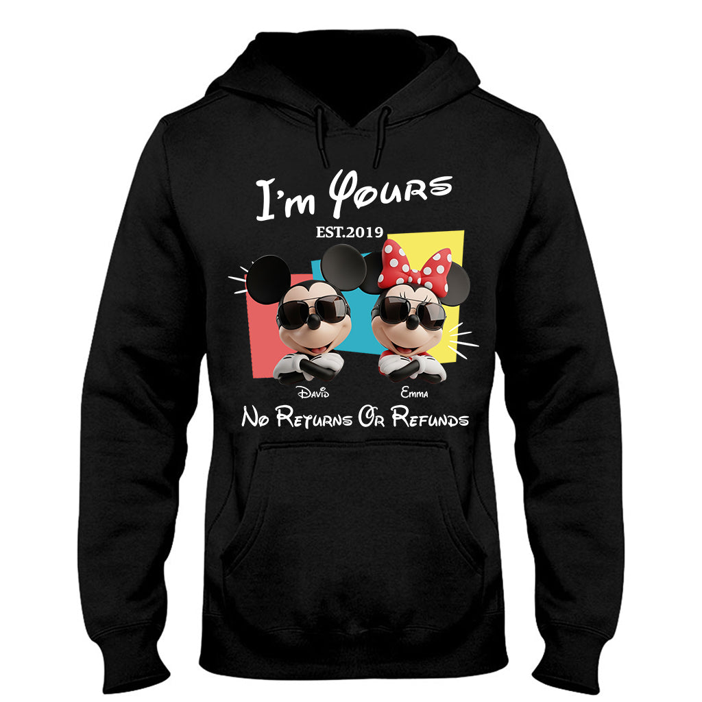 I'm Yours No Returns Or Refunds - Personalized Mouse T-shirt And Hoodie