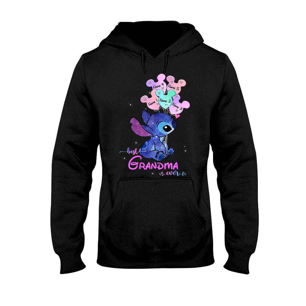 Best Grandma Ever - Personalized Mother's Day Ohana T-shirt and Hoodie