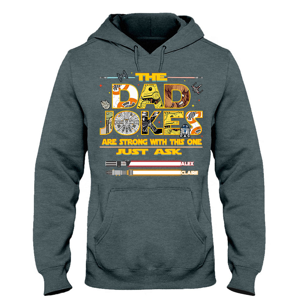 The Dad Jokes - Personalized The Force T-shirt And Hoodie