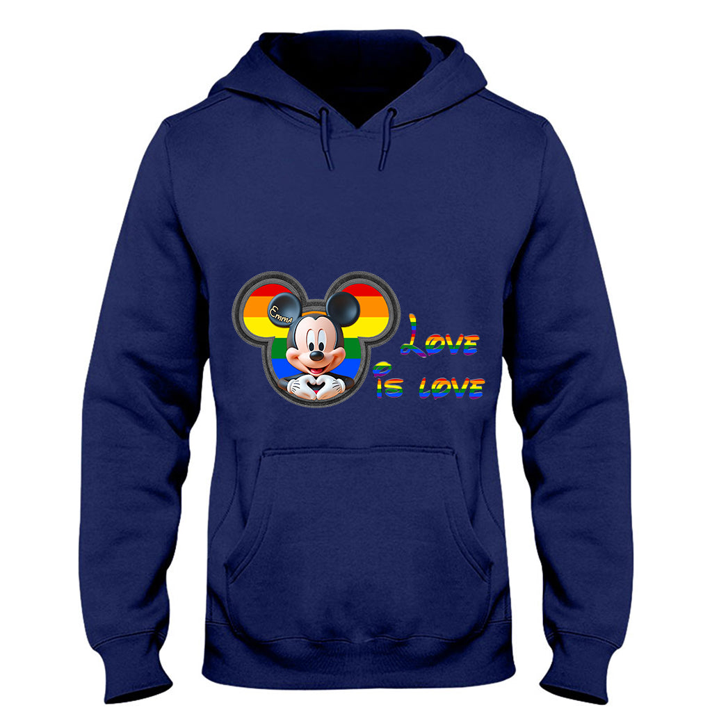 Love Is Love - Personalized LGBT Support T-shirt And Hoodie