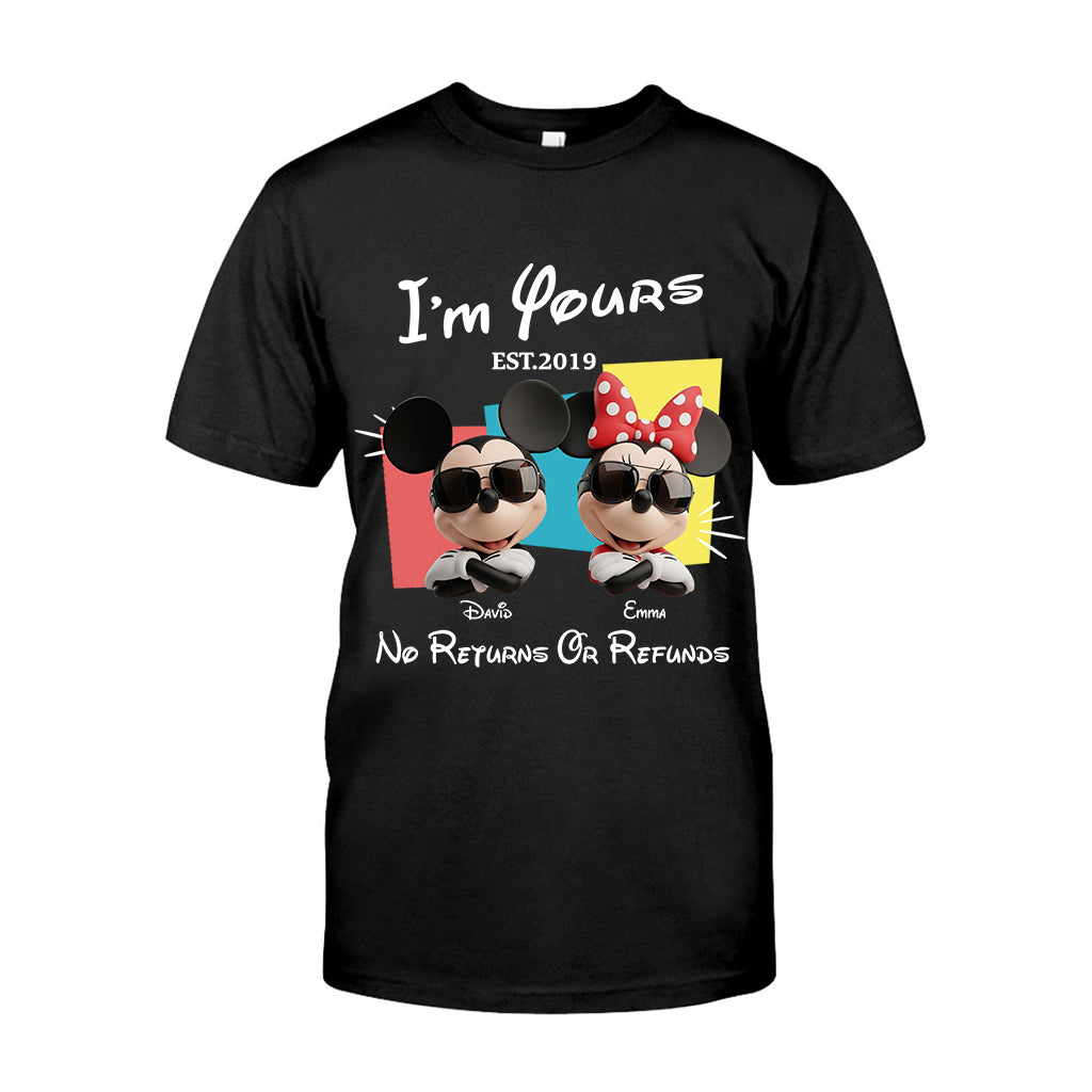 I'm Yours No Returns Or Refunds - Personalized Mouse T-shirt And Hoodie