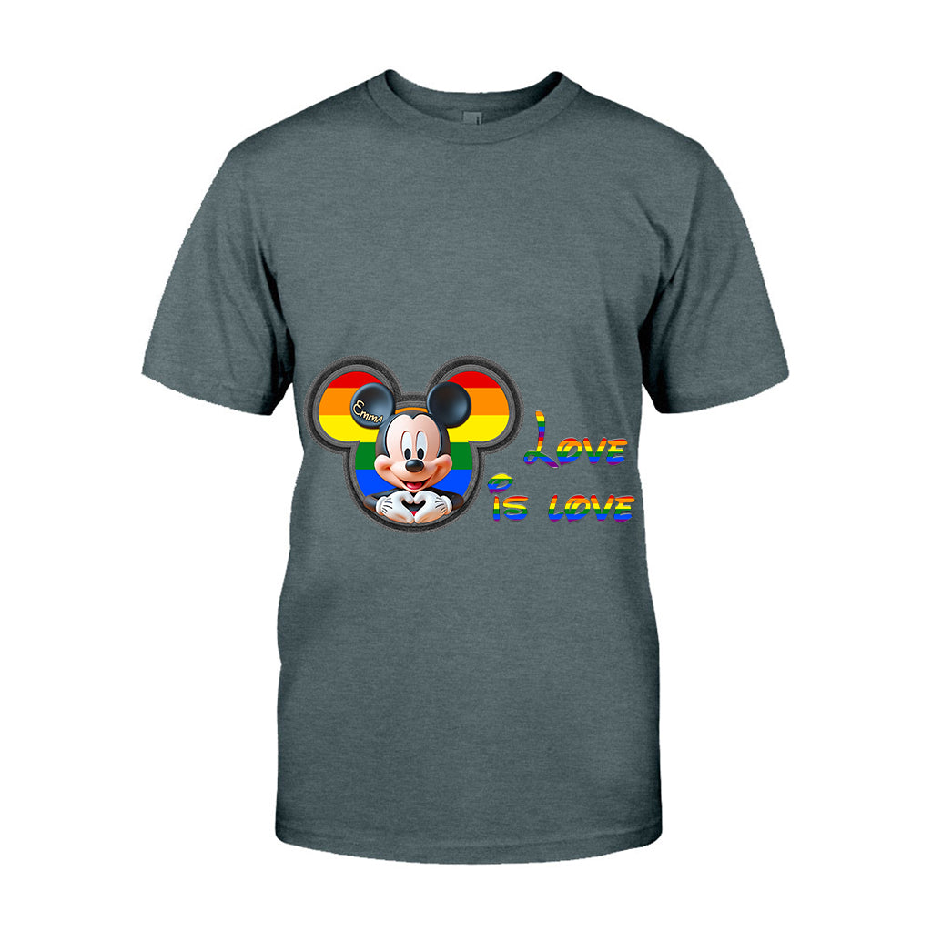Love Is Love - Personalized LGBT Support T-shirt And Hoodie