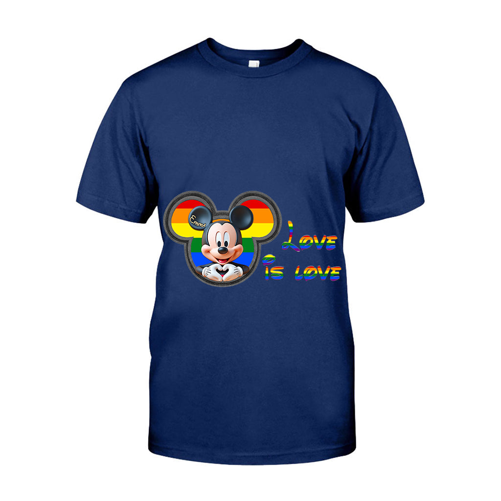 Love Is Love - Personalized LGBT Support T-shirt And Hoodie