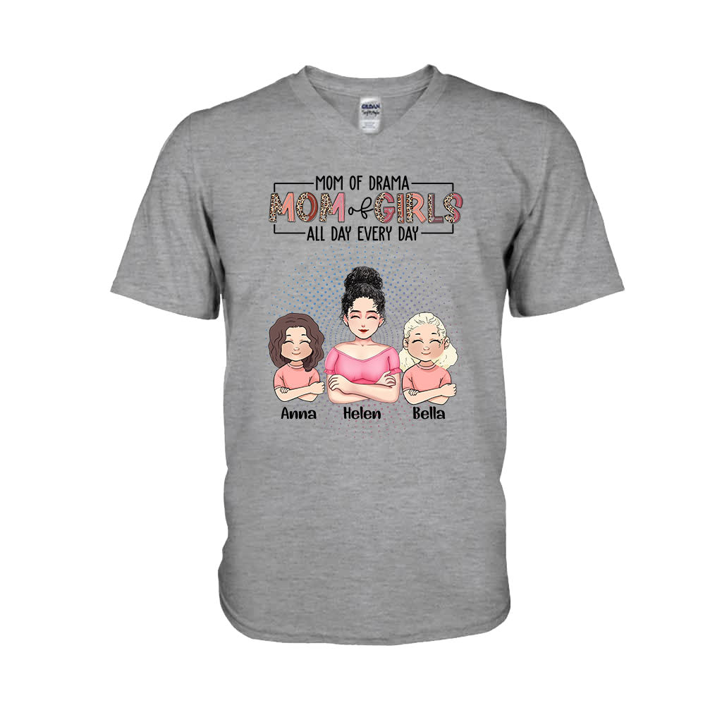 Mom Mode All Day - Personalized Mother's Day Mother T-shirt and Hoodie