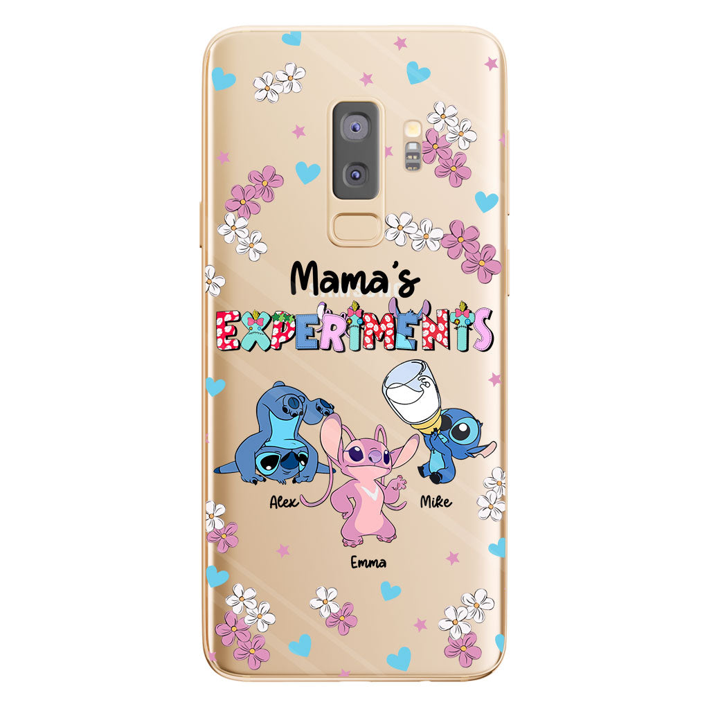 Mama's Experiments - Personalized Mother Clear Phone Case