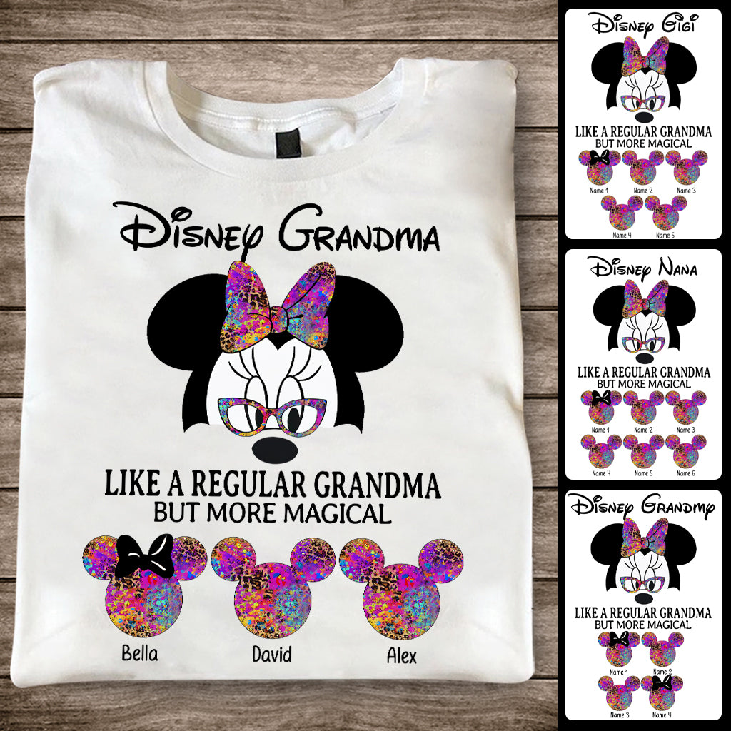 Magical Grandma Mom - Personalized Mouse T-shirt And Hoodie