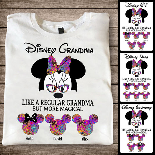 Magical Grandma Mom - Personalized Mouse T-shirt And Hoodie