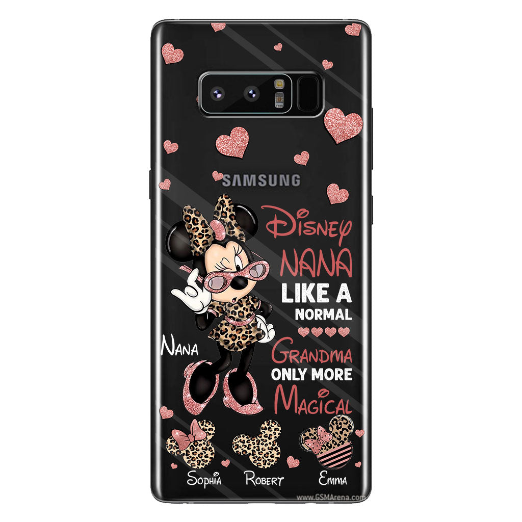Like A Normal Grandma Only More Magical - Personalized Grandma Clear Phone Case