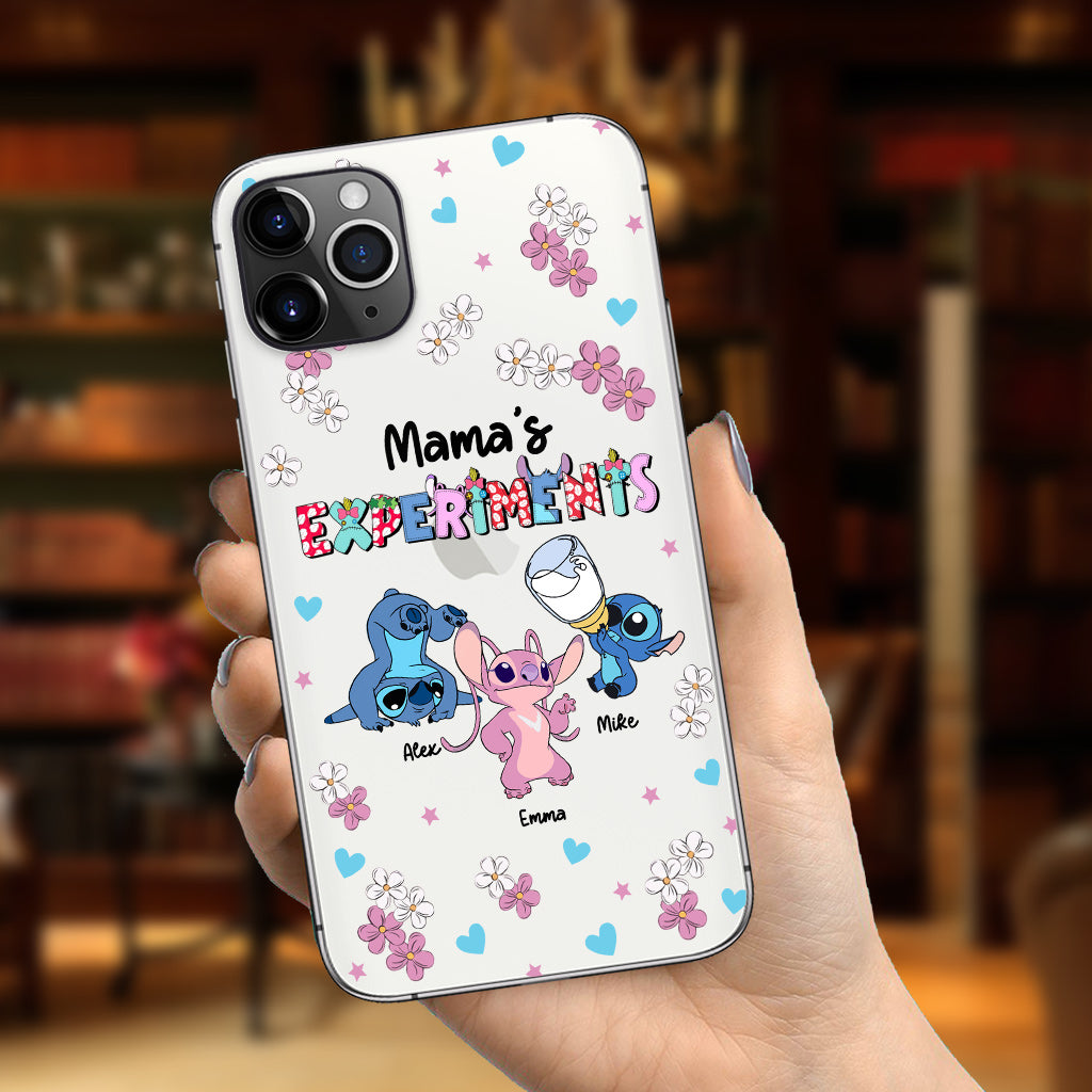 Mama's Experiments - Personalized Mother Clear Phone Case