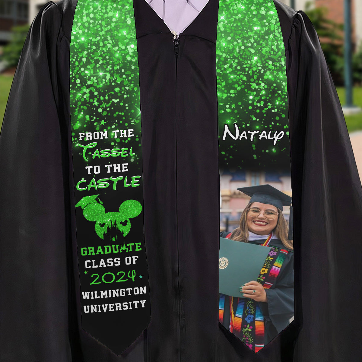 From The Tassel To The Castle - Personalized Graduation Graduation Stole