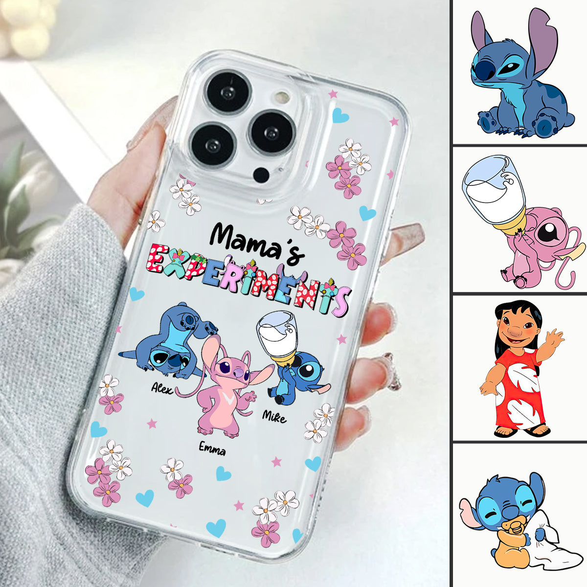 Mama's Experiments - Personalized Mother Clear Phone Case